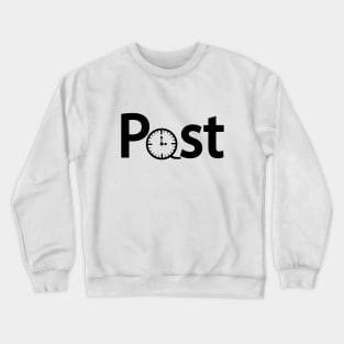 Past typography design Crewneck Sweatshirt